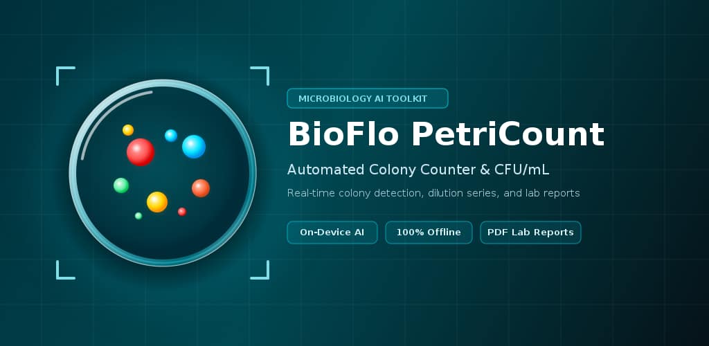 BioFlo PetriCount Automated Colony Counter Application