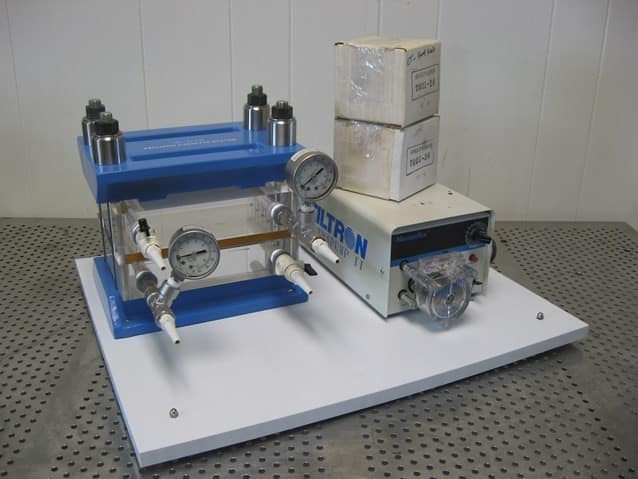 Industrial Flat-Sheet Tangential Flow Filtration TFF Cassette Holder Skid